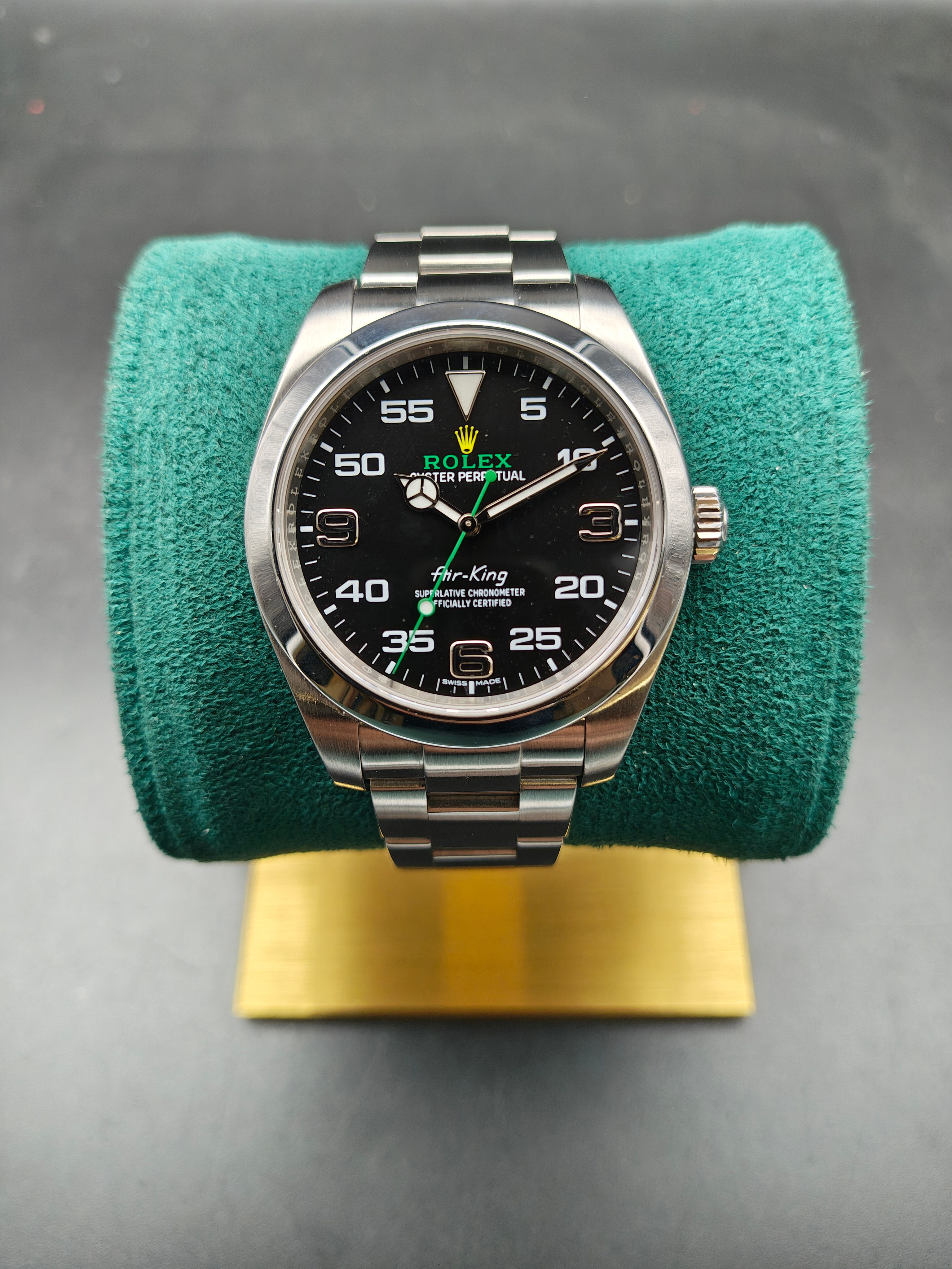 ROLEX AIR-KING 40mm REF.116900 FULL SET 2017 USATO COME NUOVO