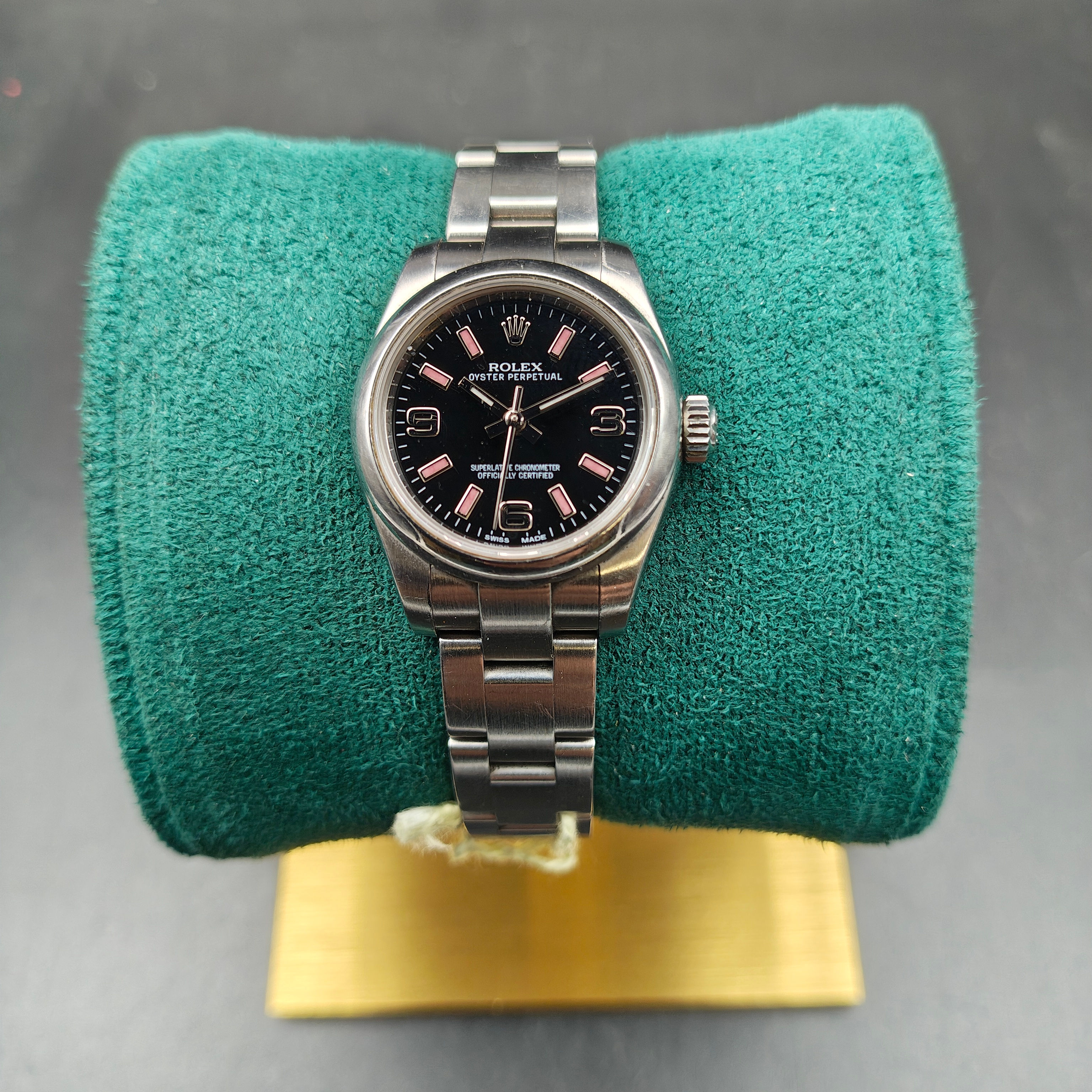 ROLEX OYSTER PERPETUAL 26MM REF.176200 FULL SET 11-2017 USATO COME NUOVO