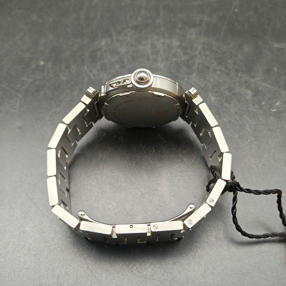 Miniatura: CARTIER PASHA 35mm REF.2475 FULL SET 2010 BIG DATE BLACK DIAL