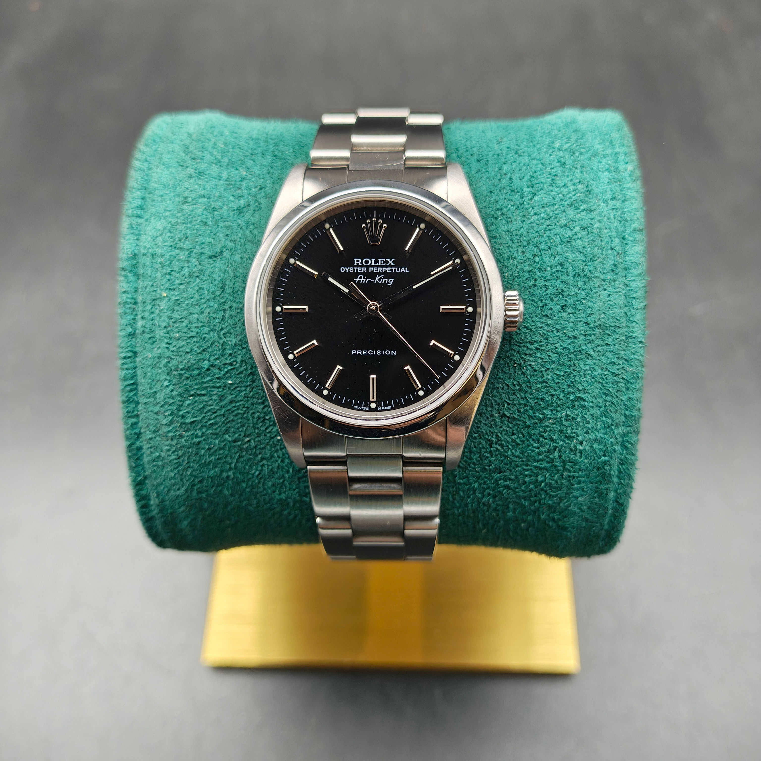 ROLEX AIR-KING 34MM REF.14000M FULL SET 2004 CALIBRO 3130