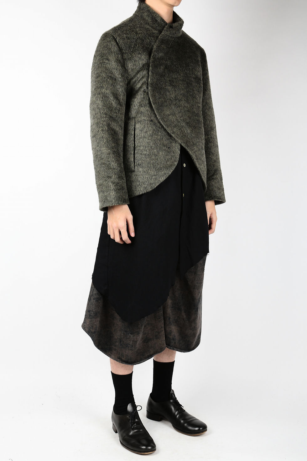 Thumbnail: æ - Curly turtleneck Jacket  - Green ( 1805 Part I )