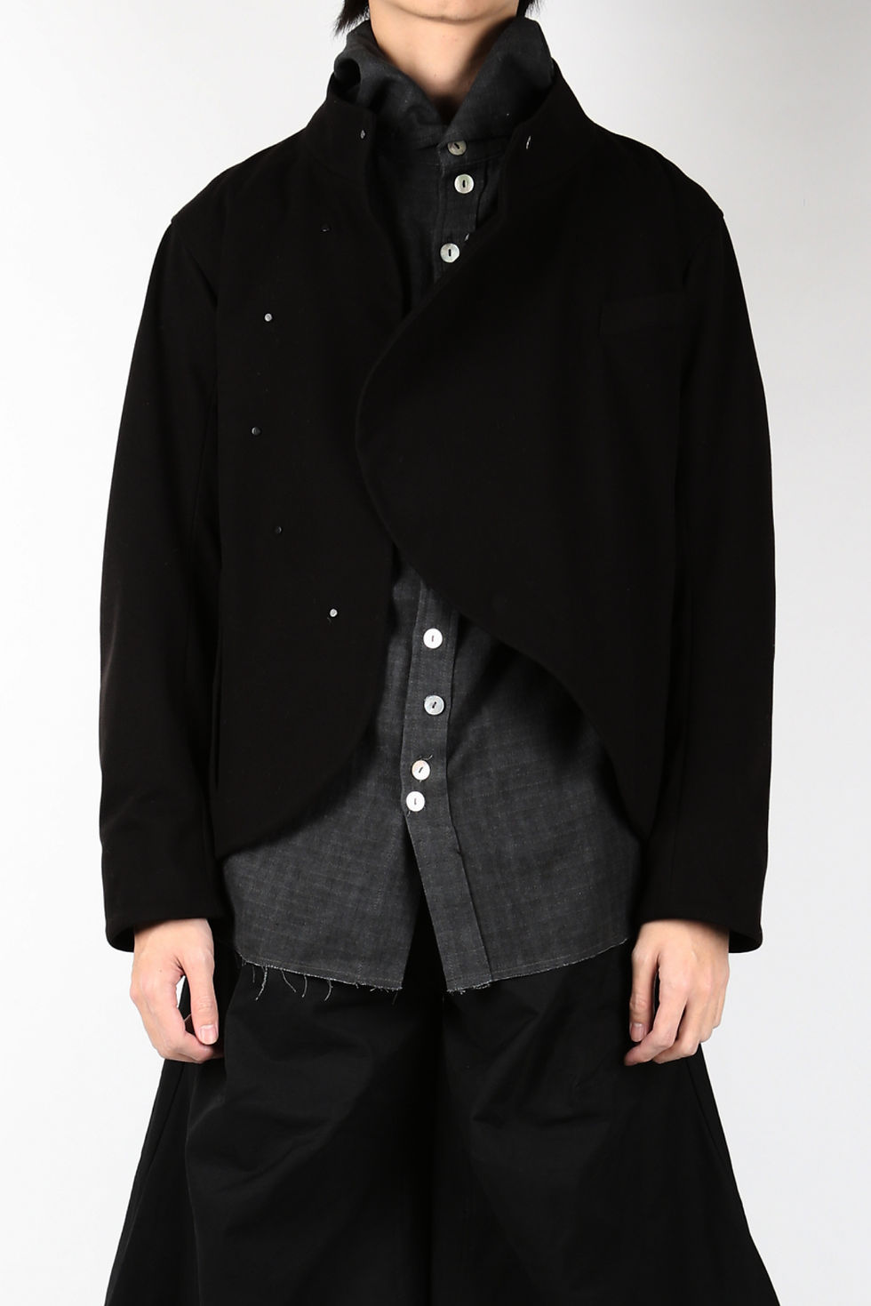 æ - Curly turtleneck Jacket - Black ( 1805 Part I )