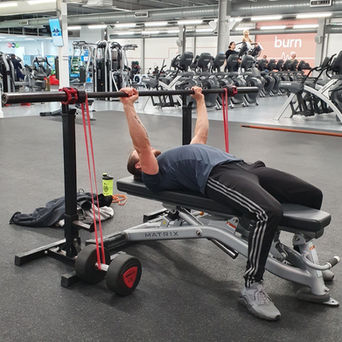 Banded Bench Press | Personal Trainer | Online Coaching | Hounslow, Isleworth Personal Training