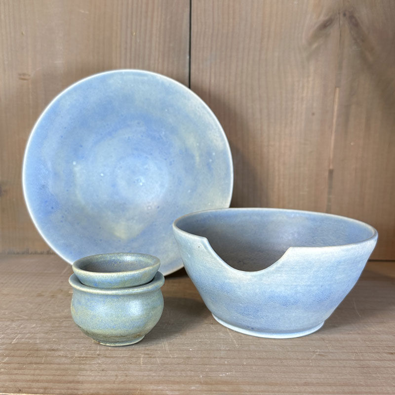 Thumbnail: Denim Blue Pot with a Bowl Lid