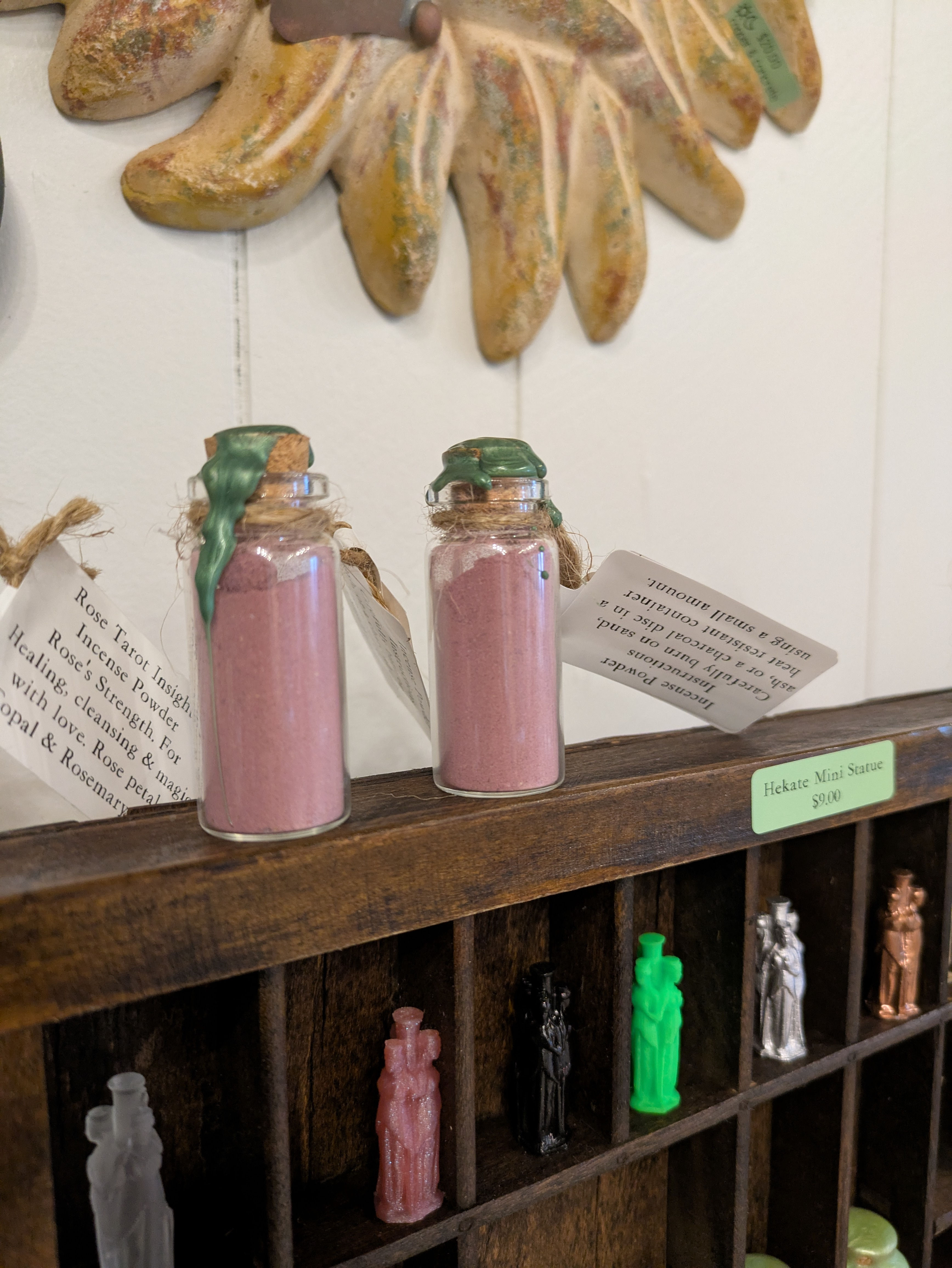 Rose's Strength Incense-glass bottle