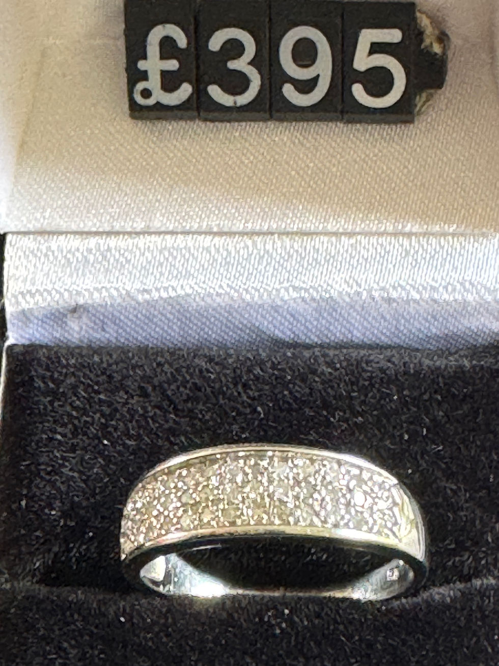 Thumbnail: 9CT WHITE GOLD 0.33CT  DIAMOND RING