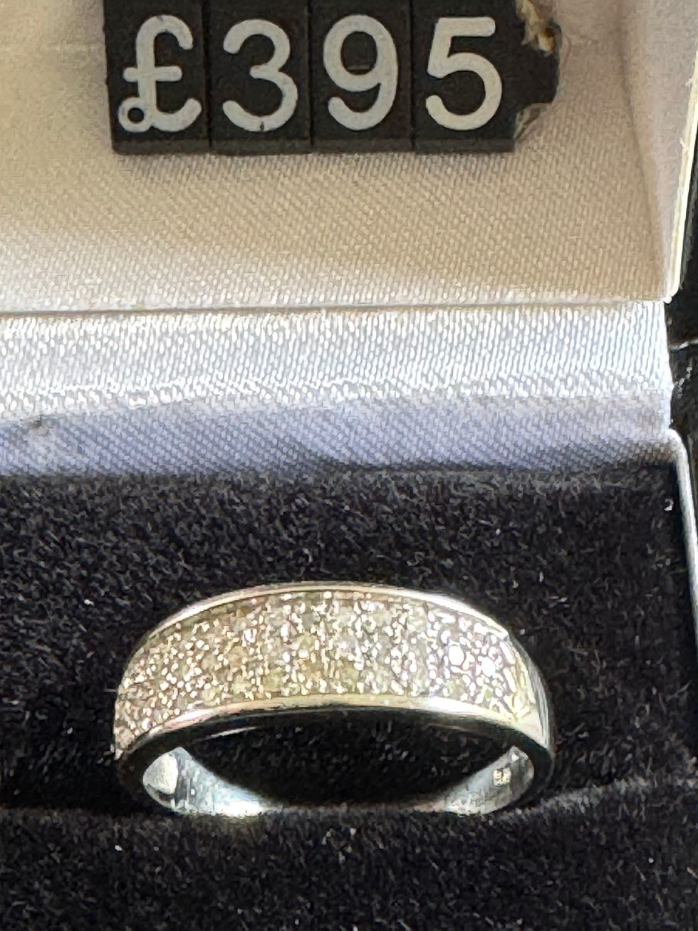 Thumbnail: 9CT WHITE GOLD 0.33CT  DIAMOND RING