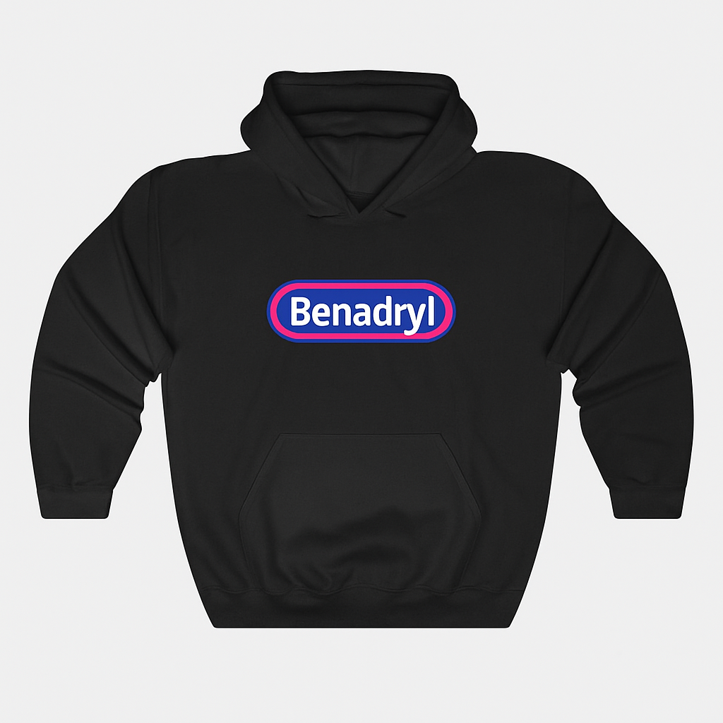Benadryl hoodie | Unusual Pills