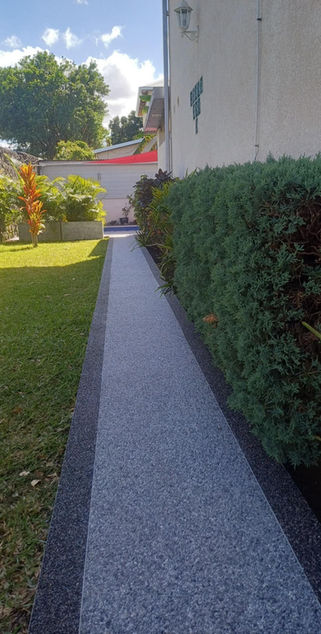 ALLÉE DE JARDIN Moquette de pierre 974