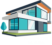 Maison moderne sol résine