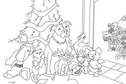Jazzy color pages page 35 fluffy friends.jpg