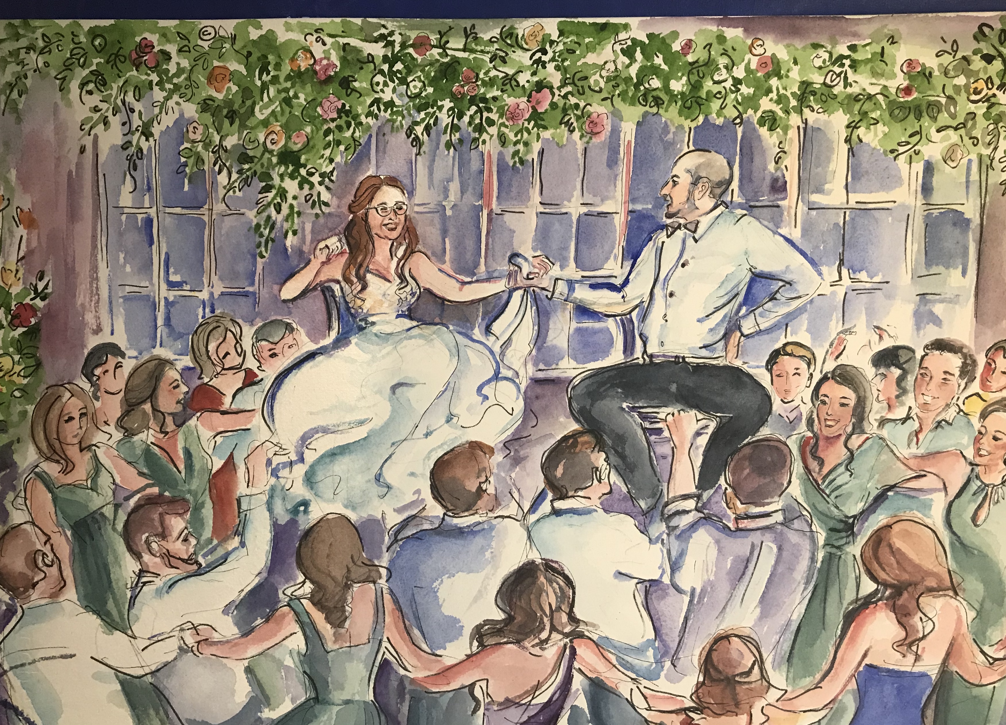 Ashlee and Eric on chairs