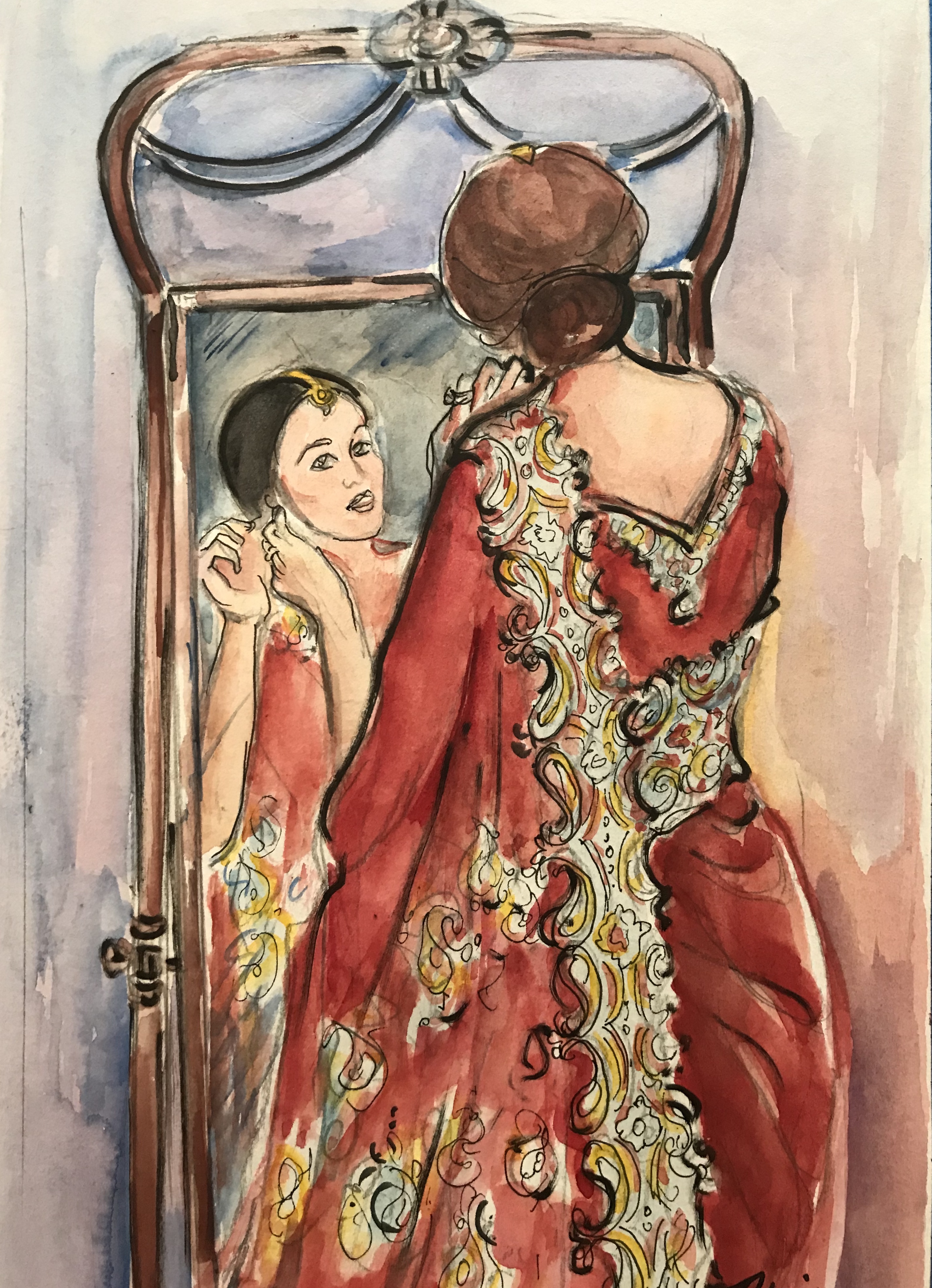 Samantha in the Mirror