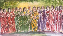 Afshan and her friends