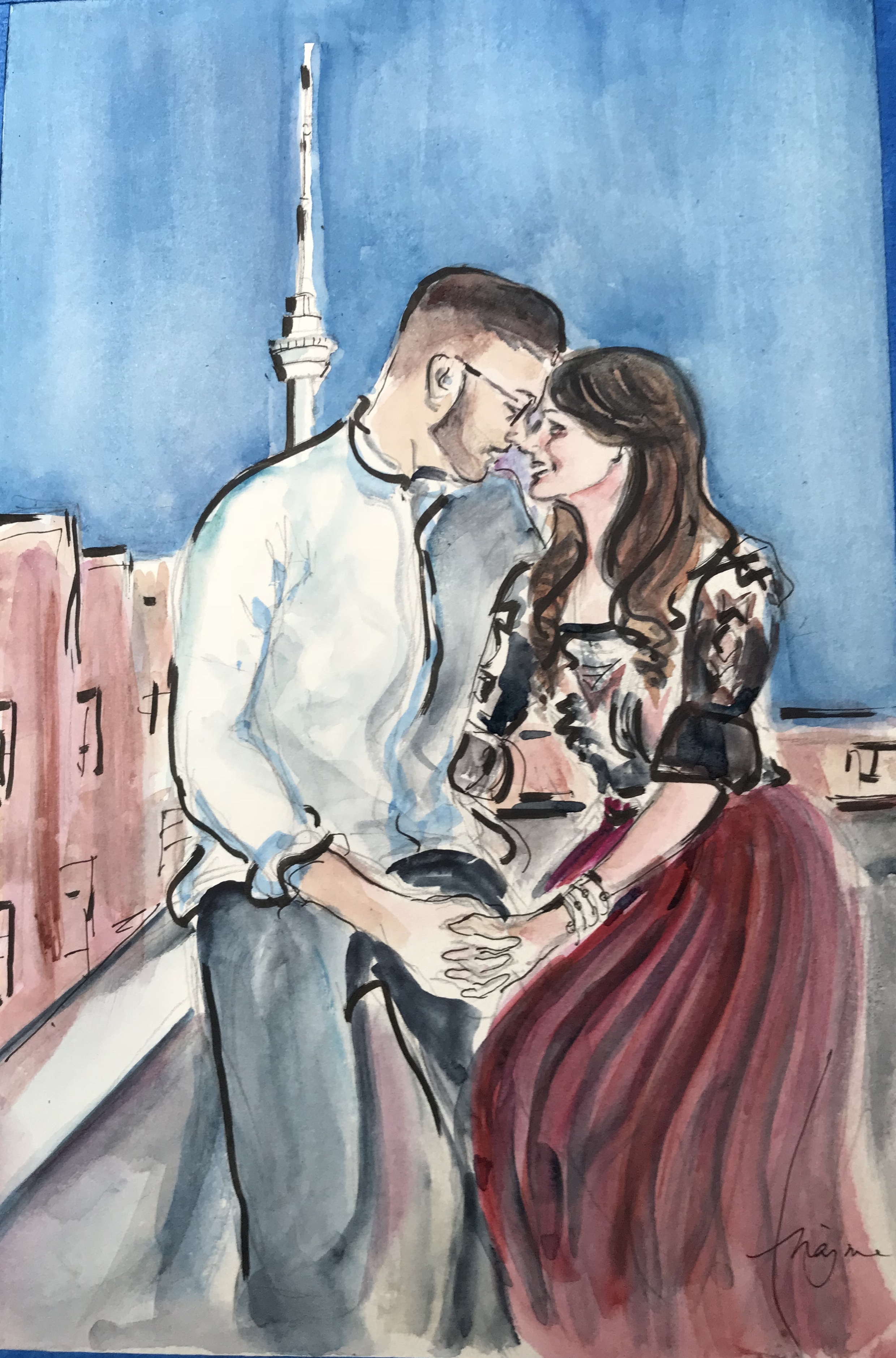 Myra and Zohair 2