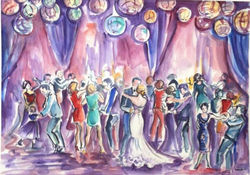 Very first wedding painting