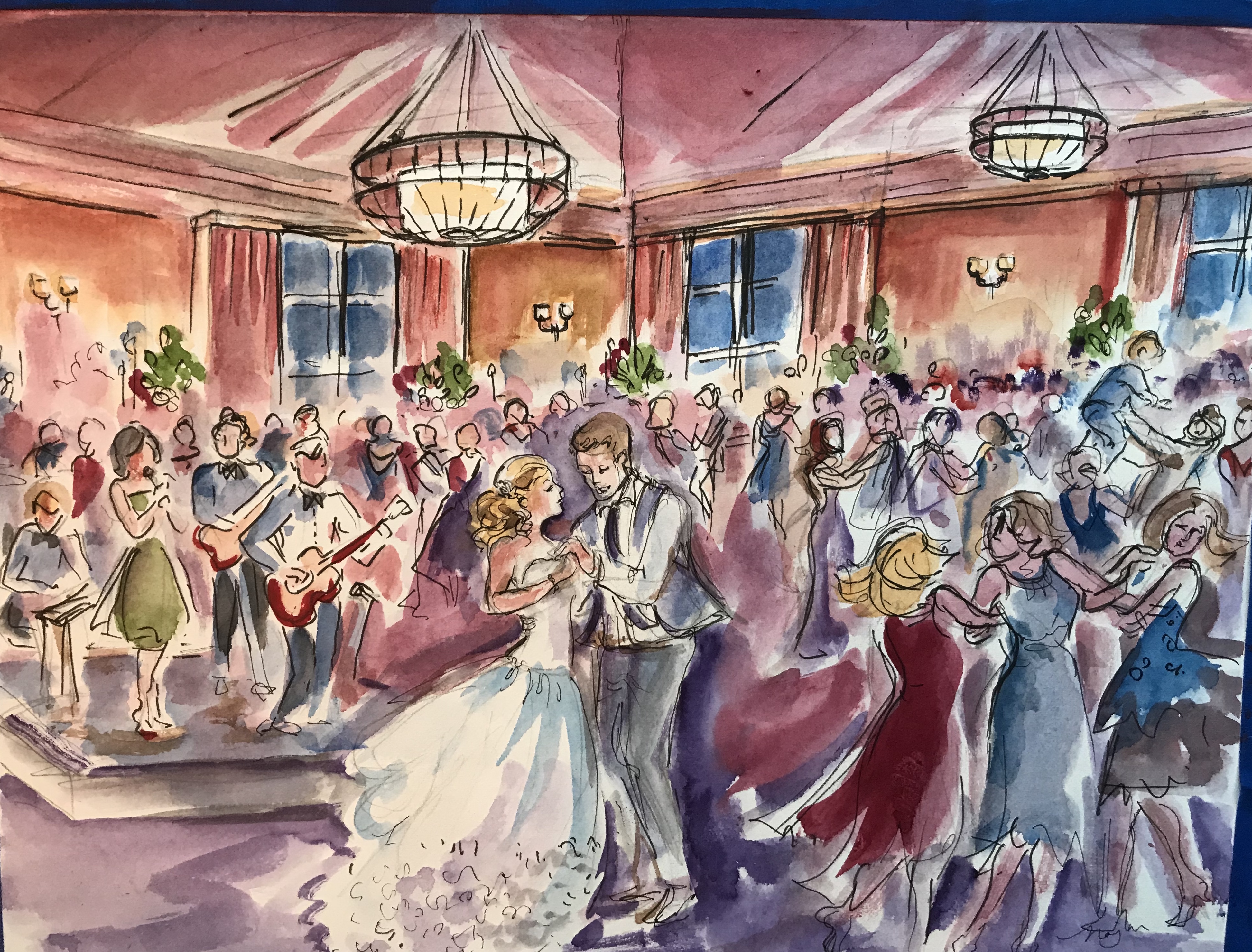 Algonquin wedding reception