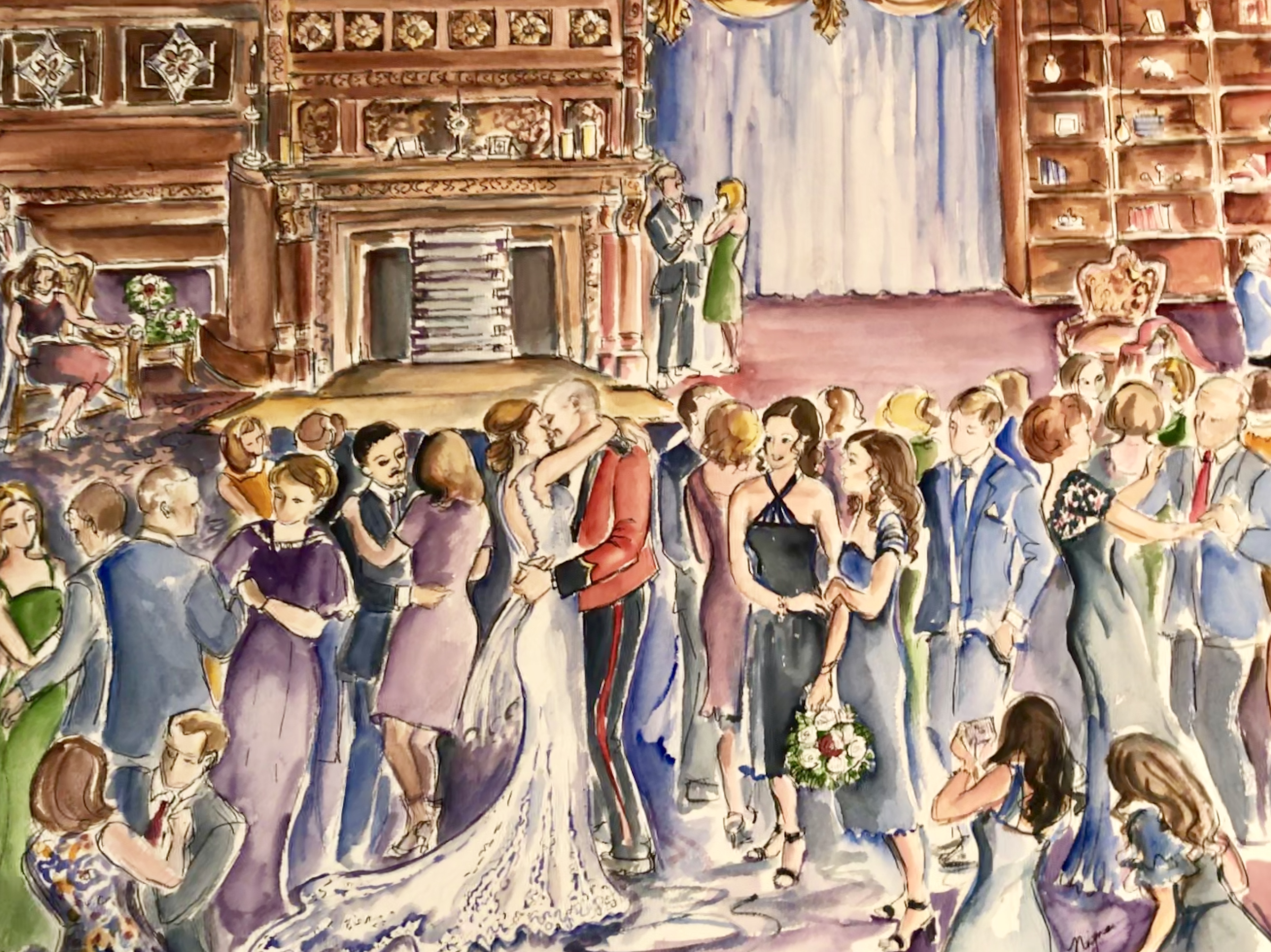 Emma commissioned painting