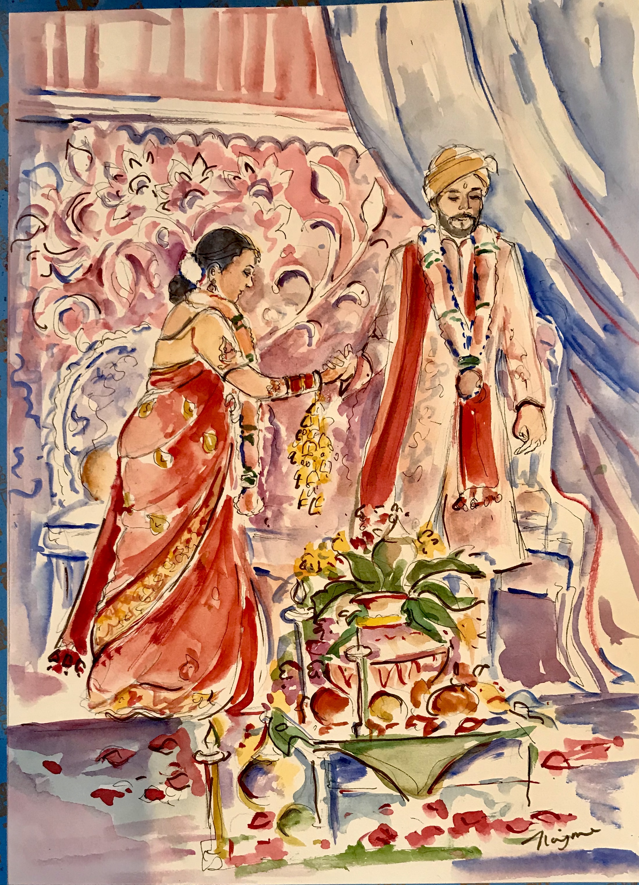 Anika wedding ceremony