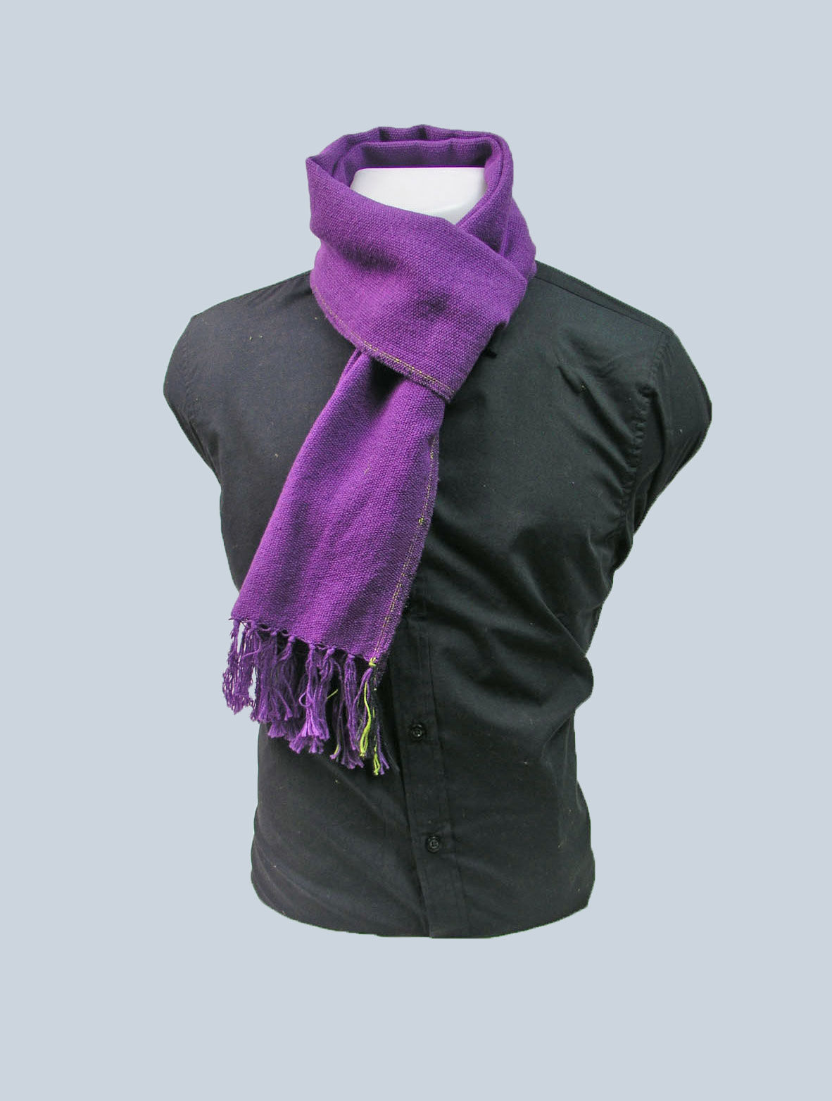 Schal unisex lilablau