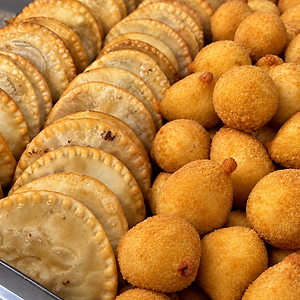 Salgados Mistos com Pastéis - 100 unidades