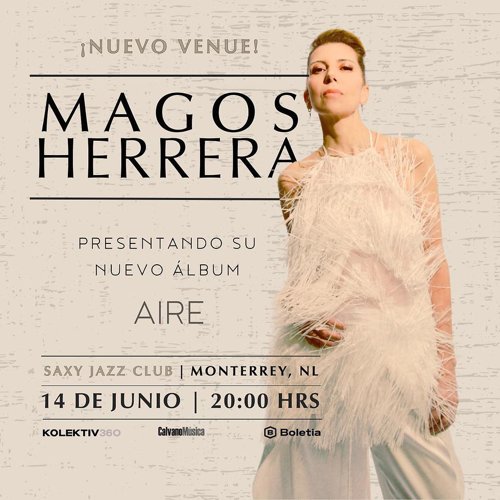 Magos Herrera en Monterrey @Saxy Jazz Club