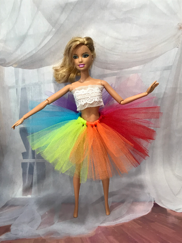 Tulle Skirt Barbie Fashionistas 54 Girls 4-12 Barbie® Tutu Dress