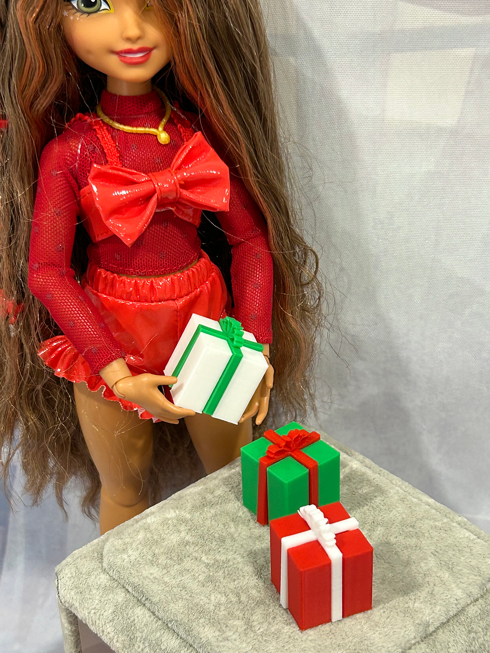 Thumbnail: HOLIDAY COLLECTION - Miniature Playscale Gift Boxes for your Dollhouse Display
