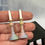 Thumbnail: Pale Rainbow Swirl Candlesticks for your Playscale Dollhouse