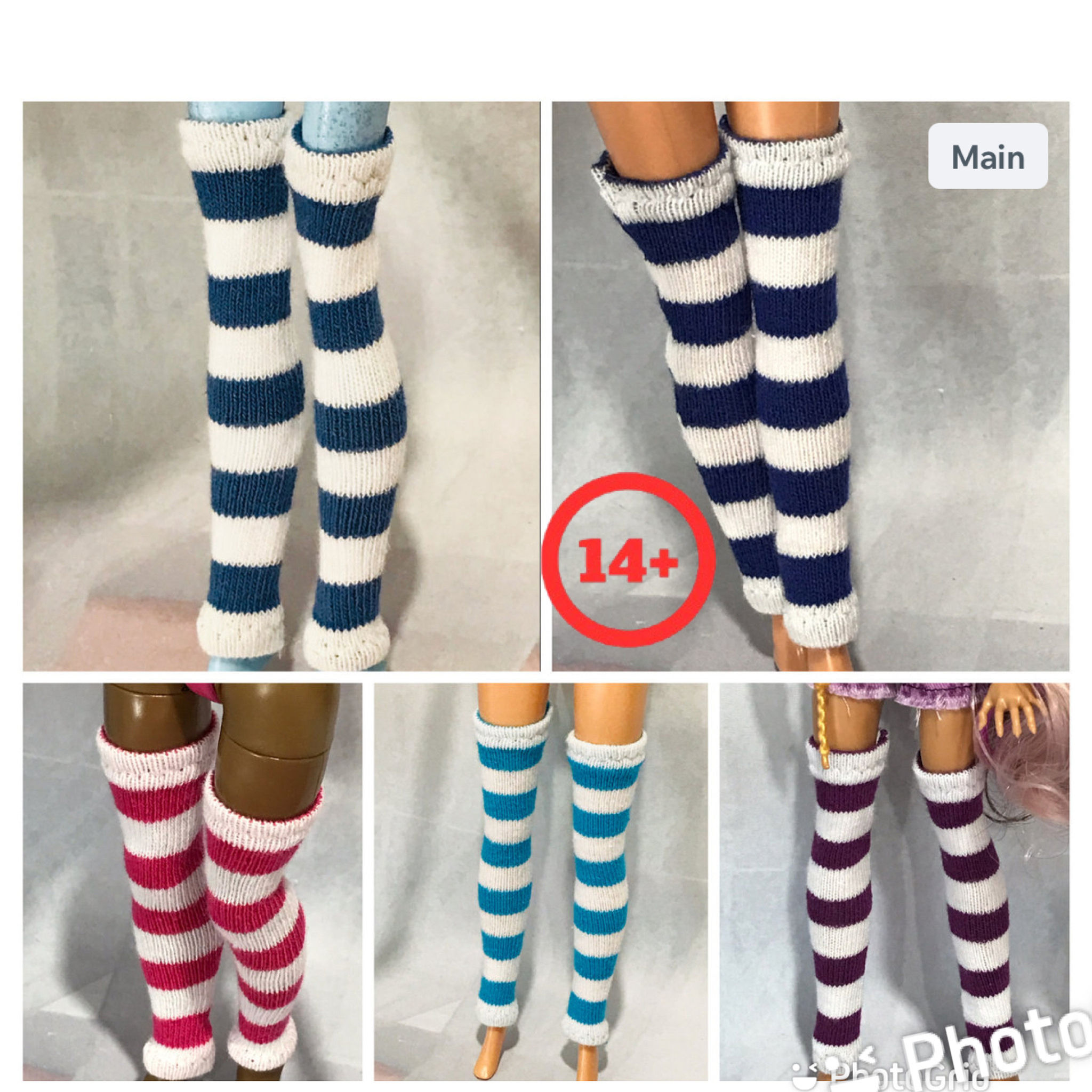 Striped Doll Leggings for your Barbie, Monster High, Rainbow High and more!