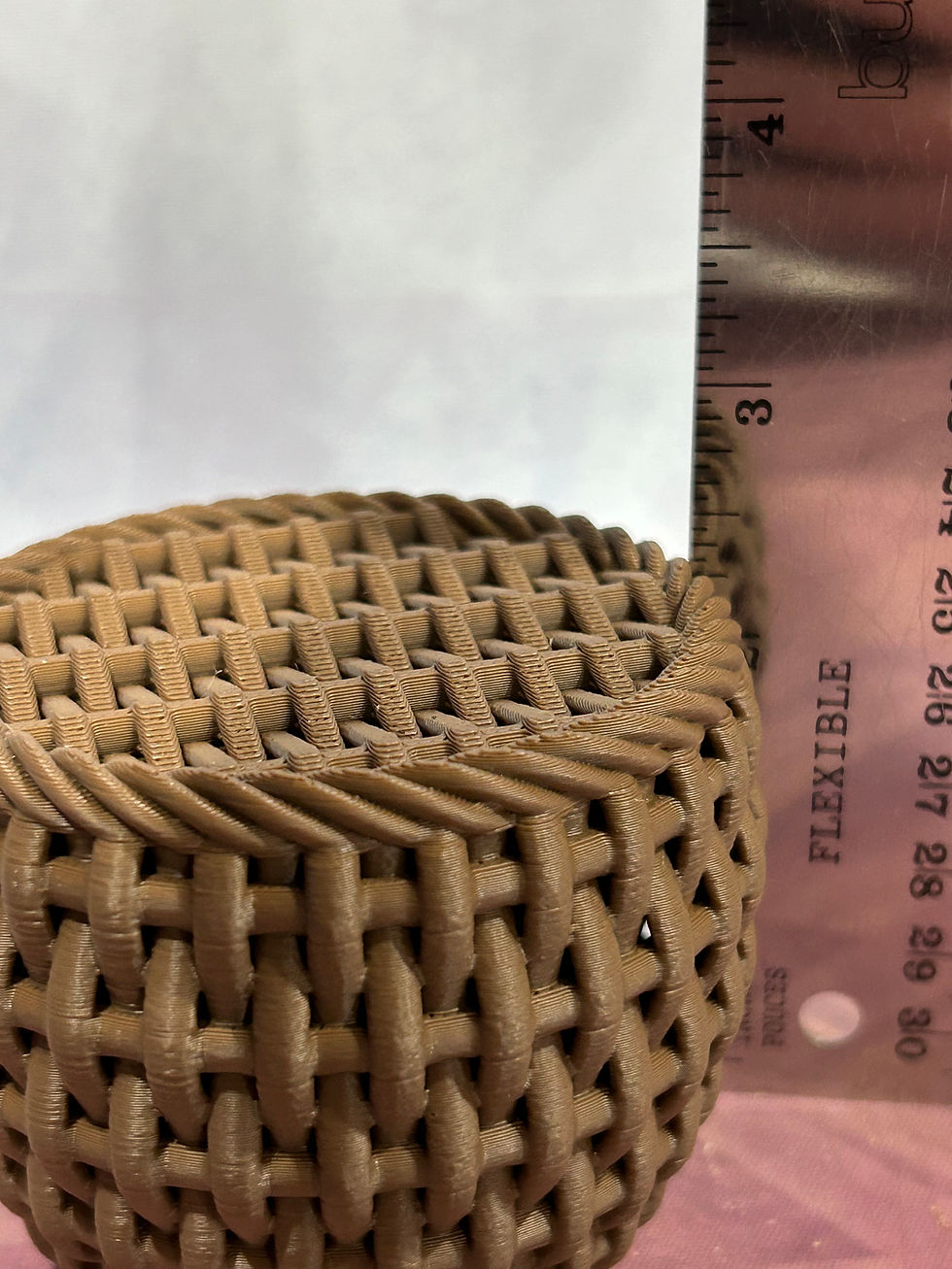 Thumbnail: Rattan Inspired Stool for your Playscale 1:6 Dollhouse -Custom Colors by Request