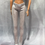 Thumbnail: Silver Shimmer Stretch Pants for your Barbie Doll - Barbie Clothes