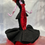 Thumbnail: Red and Black Gown with Tulle Accents for your Slim G1/G2 Monster Fashion Doll