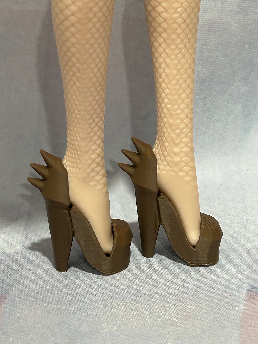 Thumbnail: Spiky Heeled Shoes for your G1 or G2 Monster Fashion Doll -Various Color Options
