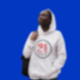 Sweat blanc capuche, S, M, L,XL
