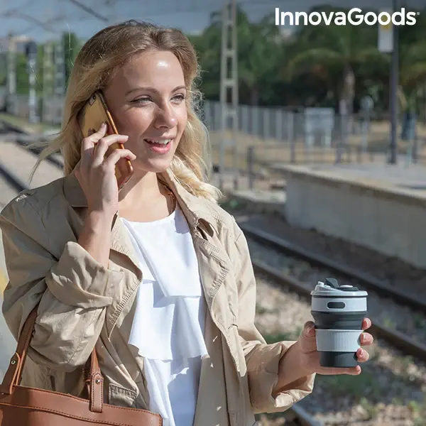 Folding Silicone Cup Flahsie InnovaGoods (V0103302)