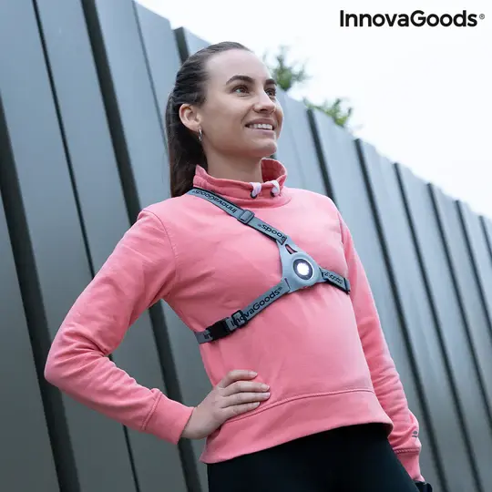 Thumbnail: Sports Harness with LED Lights Safelt InnovaGoods (V0103454)