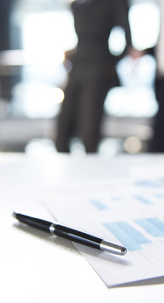 Documentos e borradas Homens de Negócios