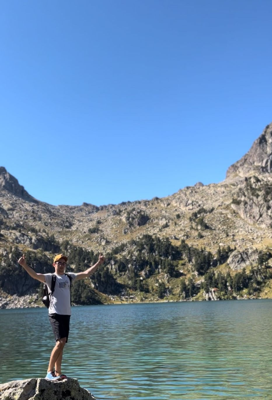 lago de gerber en el parque nacional de aiguestortes