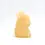 Miniatura: Statuetta di Pikachu in calcite gialla intagliata - 4x2 cm - Statuetta unica