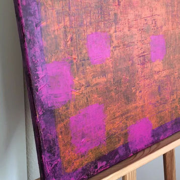 On my easel