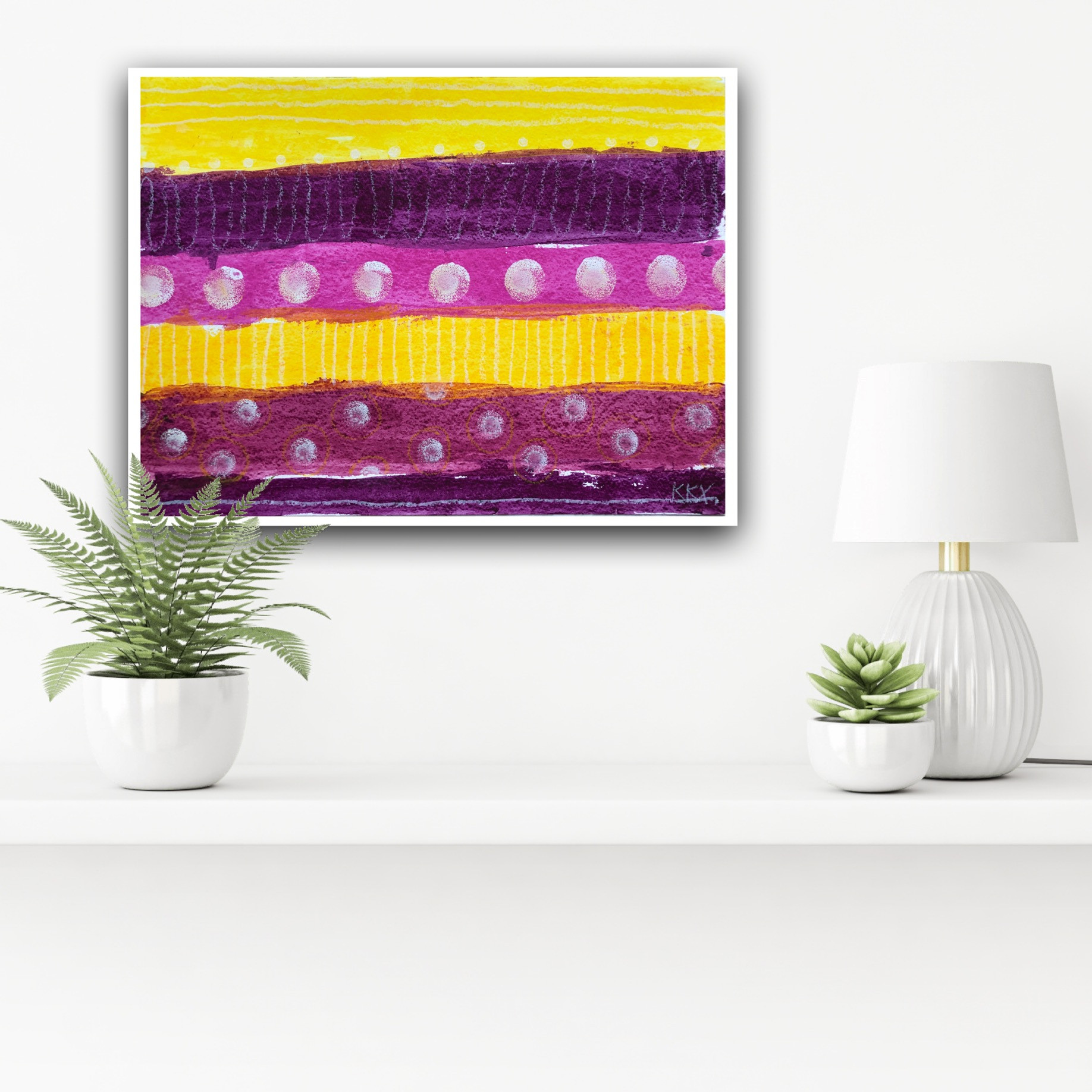 Acrylgemälde "FARBEN & FORMEN 8" / "COLORS & SHAPES 8" Unikat