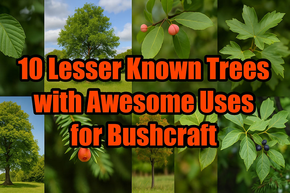 10 lesser know trees with awesome Bushcraft uses