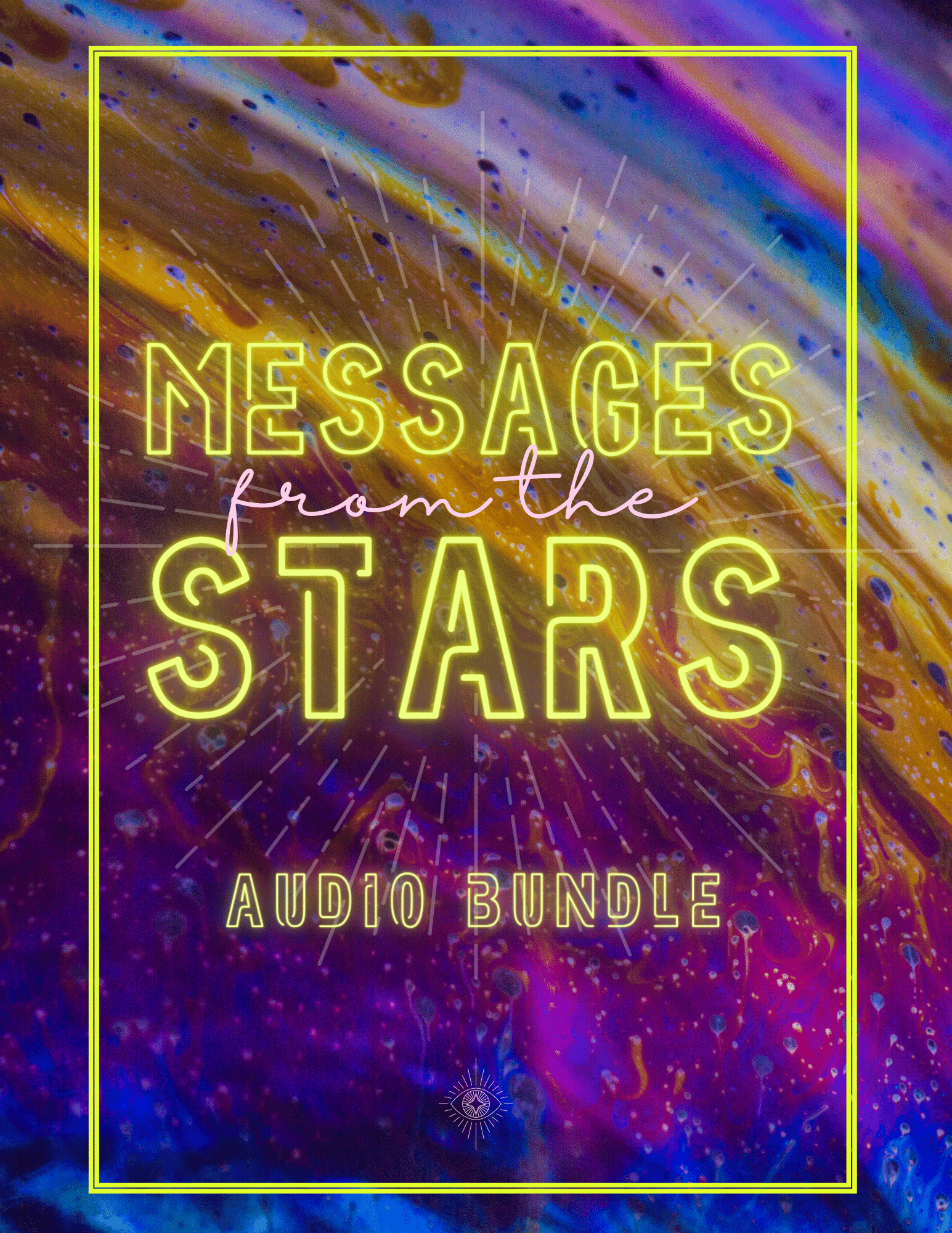 starburst on rainbow