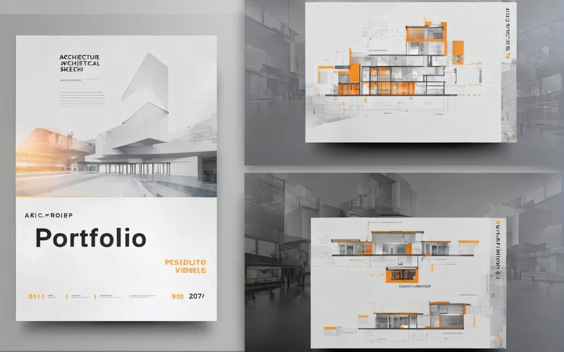 architecture portfolio pages design