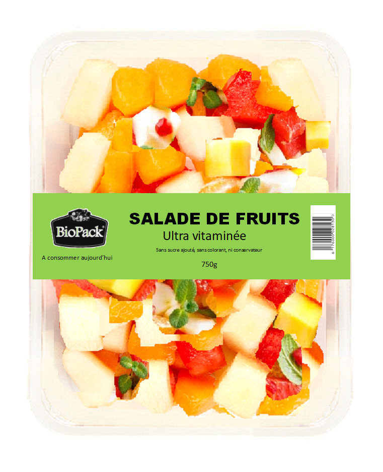 Barquette de salade de fruits ultra vitaminée