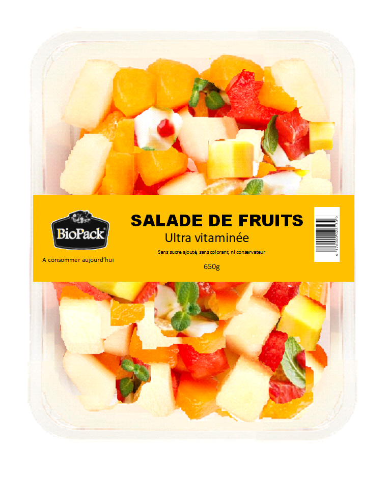 Barquette de salade de fruits ultra vitaminée