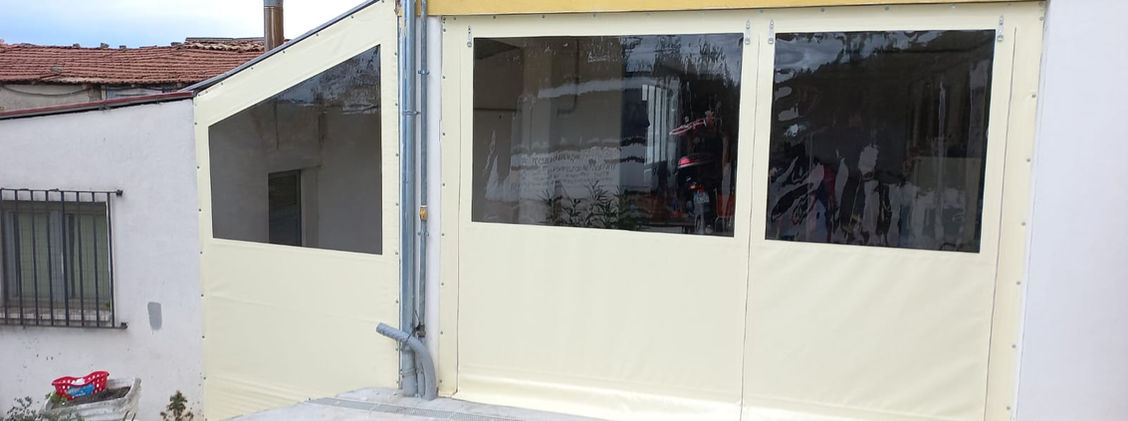 chiusure in pvc per locali commerciali, privati e attività, telonificio in molise, grossista di tessuti in molise
