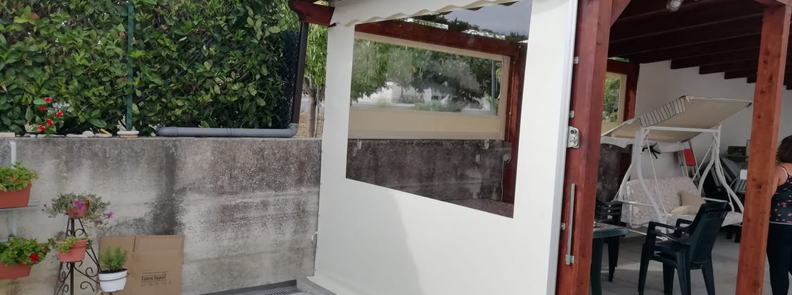 chiusure in pvc per locali commerciali, privati e attività, telonificio in molise, grossista di tessuti in molise
