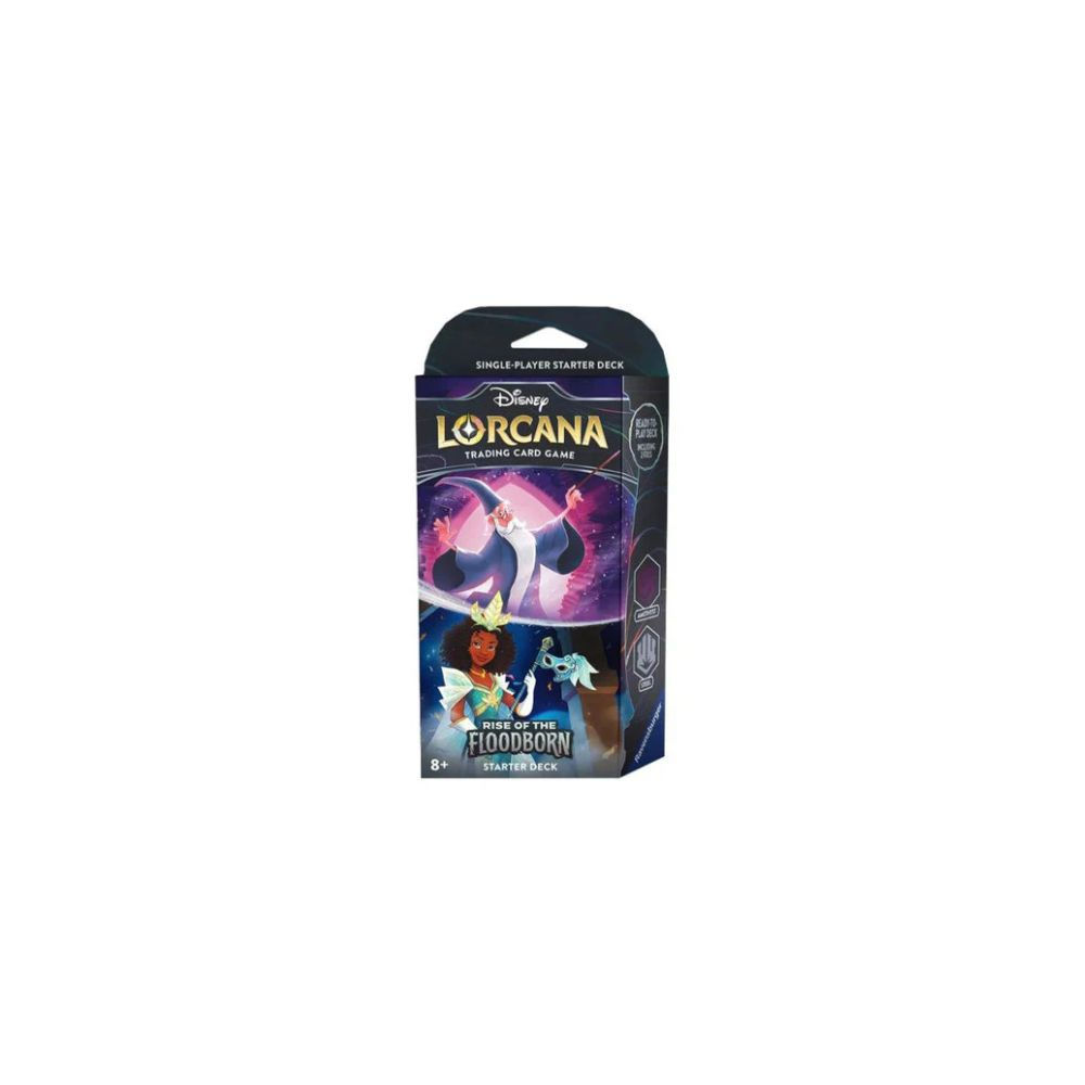 The Disney Lorcana starter deck  Merlin and Tiana